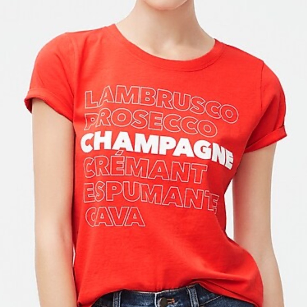 sale | j crew factory | bubbly graphic tee - Picture 5 of 5